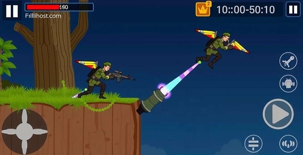 Mini Militia - Doodle Army 2 Jetpack Strategies Mini Militia - Doodle Army 2 gameplay showing advanced jetpack techniques used by Indian players